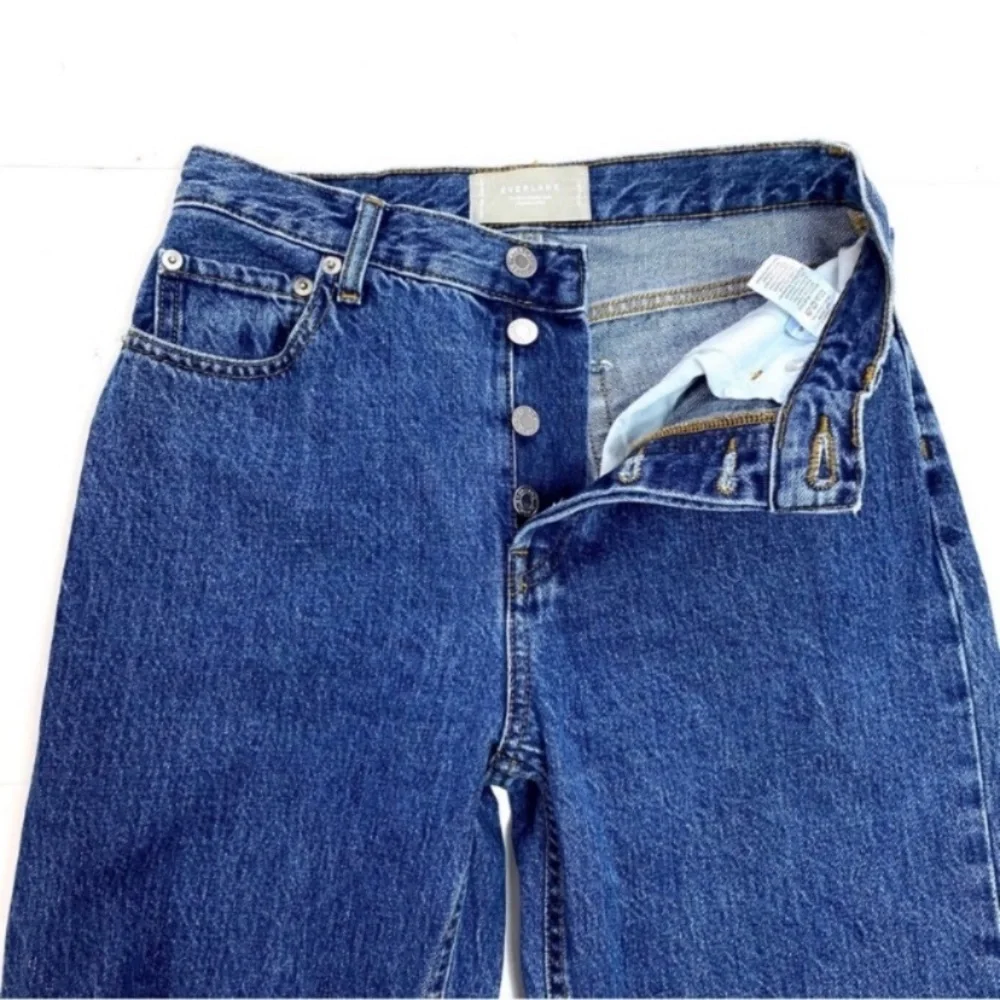 Everlane The 90's Cheeky Jean Organic Cotton High Rise Jeans Medium Washed Sz 26